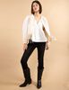 Chaqueta Suede Flecos Sin Mangas Mujer Zibel