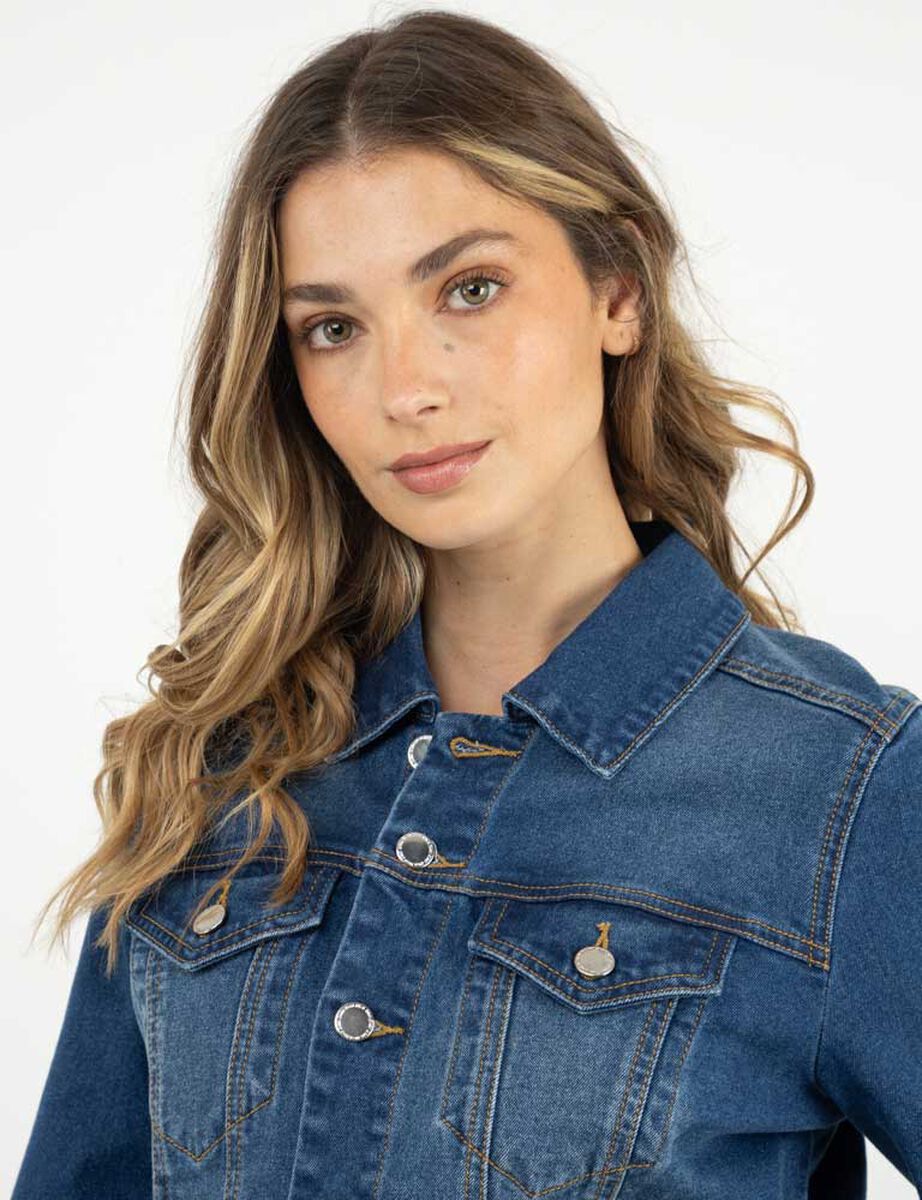 Chaqueta Mezclilla Mujer Zibel