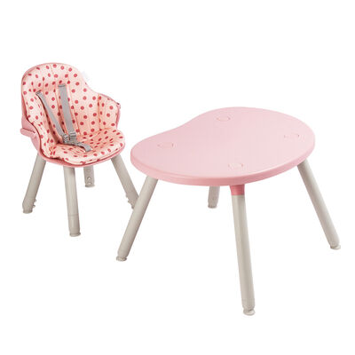 Imagen 2 del producto Silla de Comer Bebe Baby Desk 3&1 Rosa Bebesit