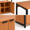 Mueble Organizador de Cocina Roca Org&aacute;nico Canela Negro