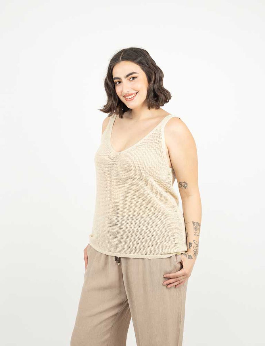 Polera Sin Mangas Mujer Extralindas