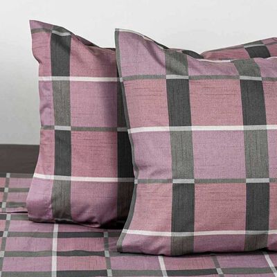 Imagen 2 del producto Juego de Sábanas Cannon 200 Hilos 2 Plazas Check Rosa