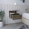 Velador Rectangular TuHome Dreams 1 Cajón Bellota
