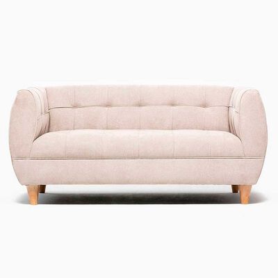 Sofá Barra Design Gracia 2 Cuerpos Beige