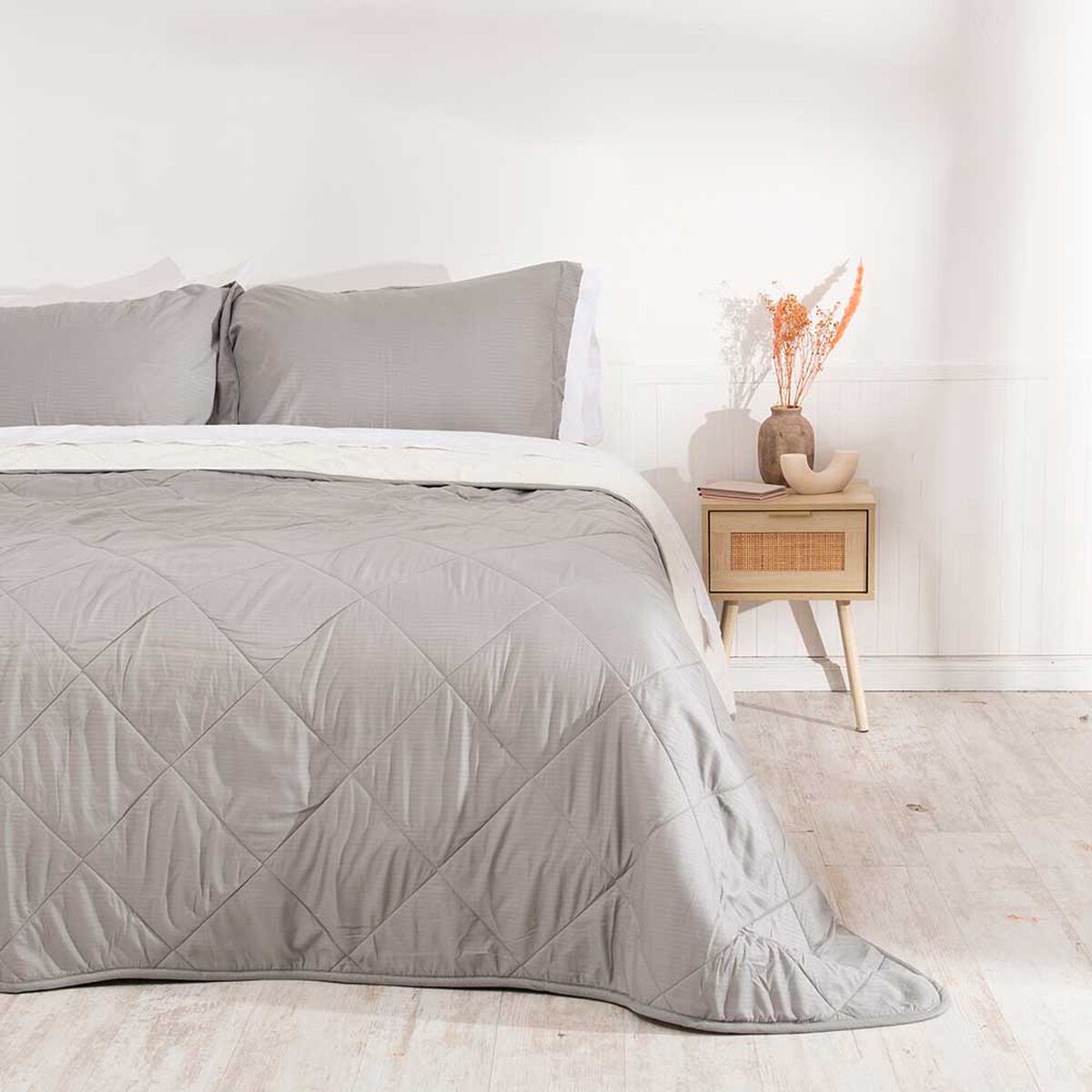 Plumón Mashini King Liso Gris