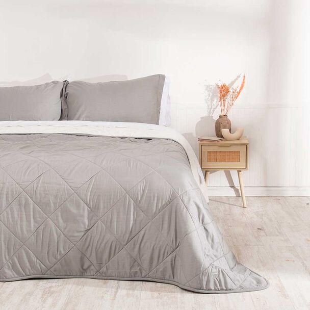 Plumón Mashini King Liso Gris