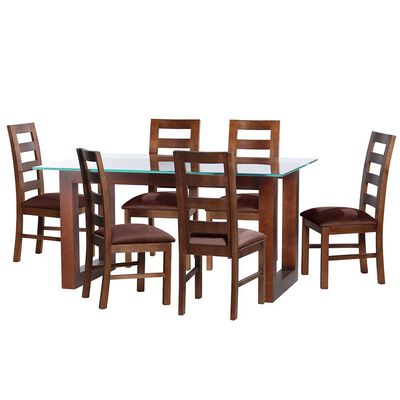 Imagen 1 del producto Juego de Comedor Latam Home Pamplona Burgos 6 Sillas Lino Blanco
