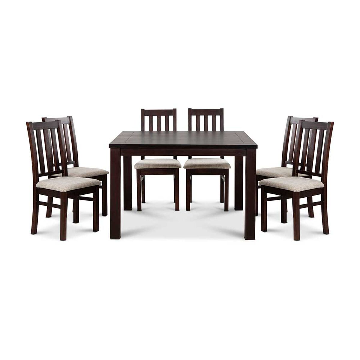 Juego de Comedor CIC Ñuble Chocolate 8 Sillas