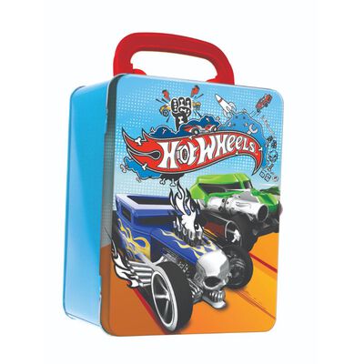 Caja Metalica Porta Autos Hot Wheels