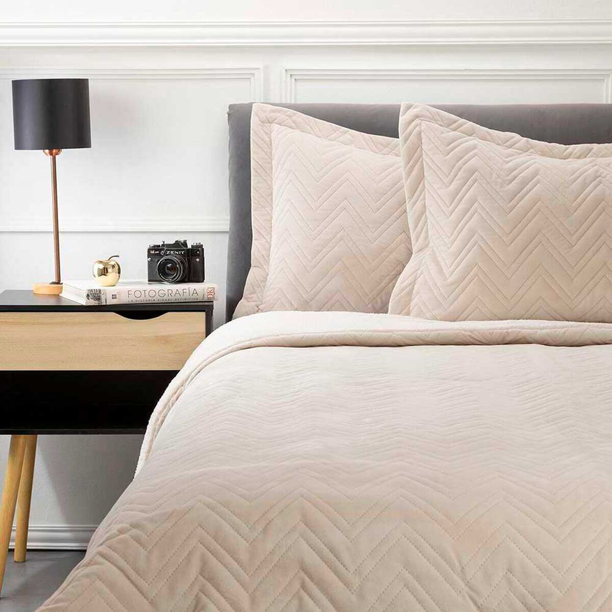 Plum&oacute;n Austral Velvet Sherpa Zibel 2 Plazas