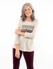 Polera Con Estampado Manga 3/4 Mujer Portman Club