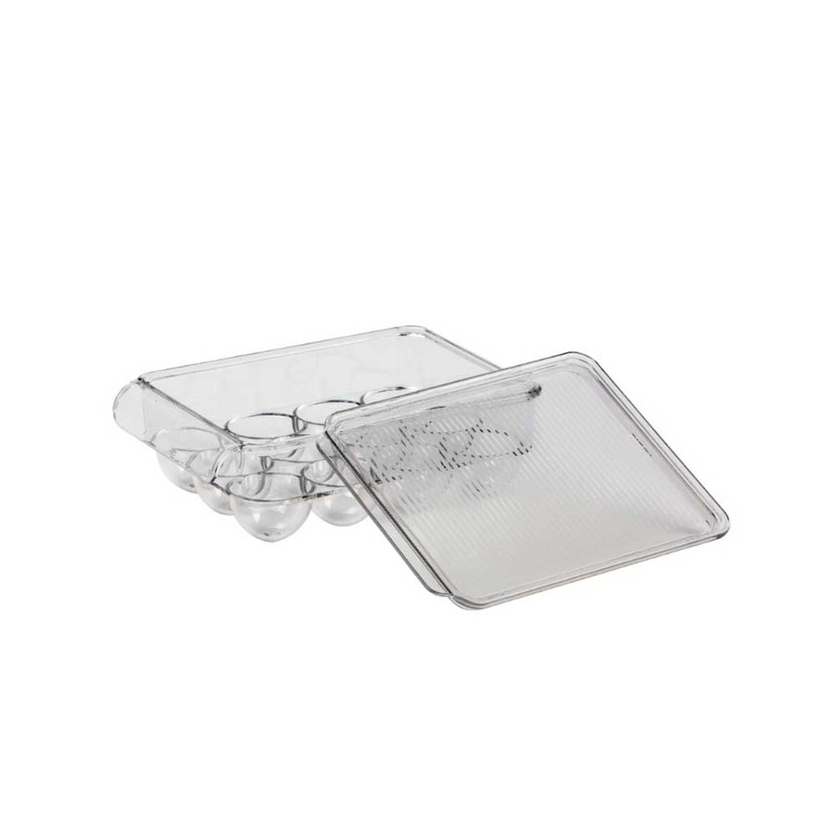Organizador de Refrigerador Brando 12 Huevos Transparente