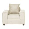 Juego de Living Innovamuebles Kahlo Sofá 3 Cuerpos + Dos Sillones 1 Cuerpo Beige