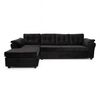 Sofá Seccional Muebles MPR Journey 3 Negro