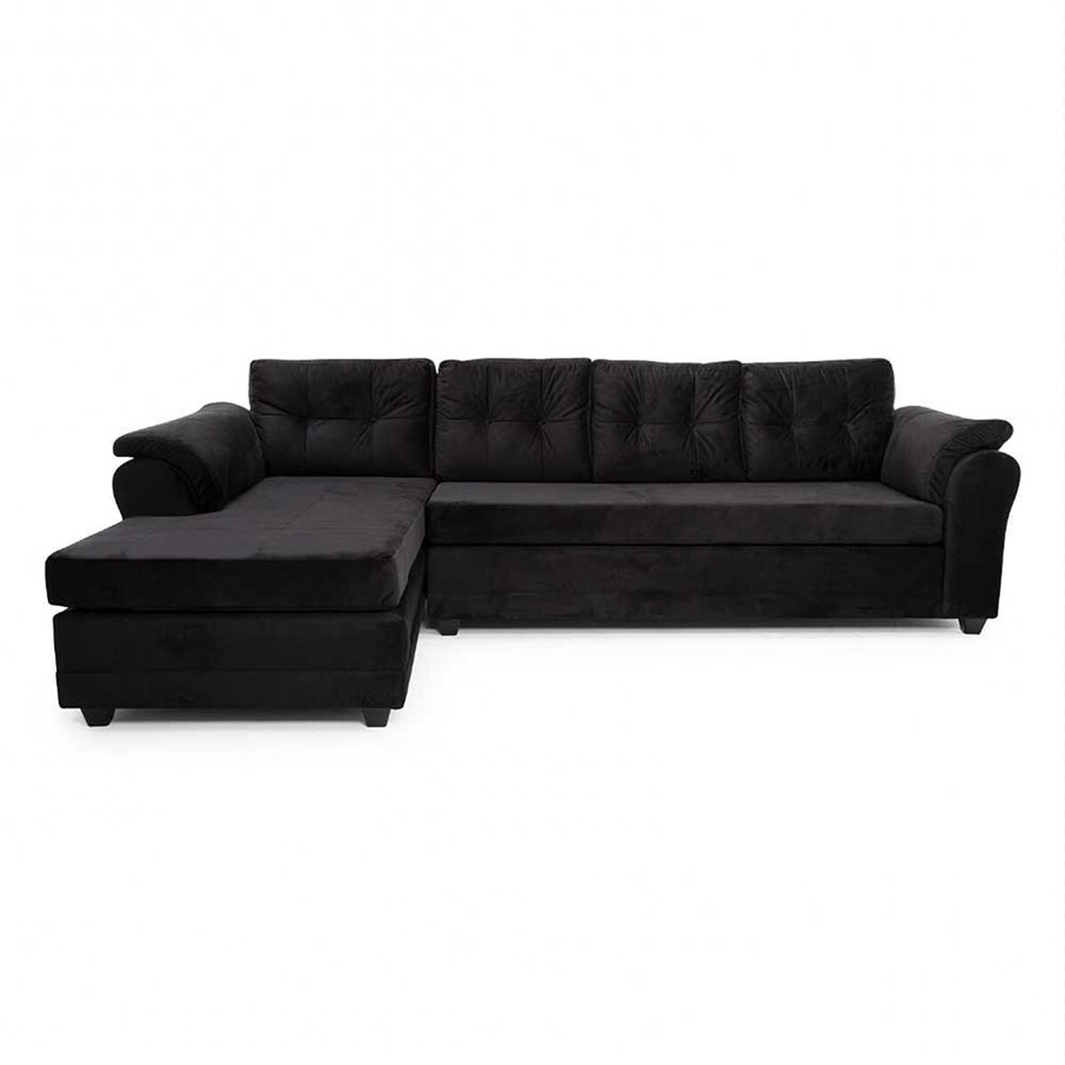 Sofá Seccional Muebles MPR Journey 3 Negro