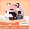 Casco Bicicleta LuBabycas Cool para Niños S Rosado