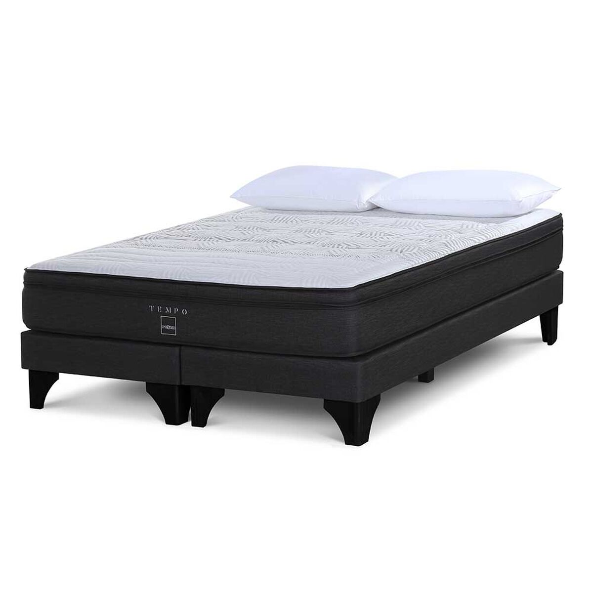 Cama Europea Rosen Base Dividida King Tempo + 2 Almohadas Extra