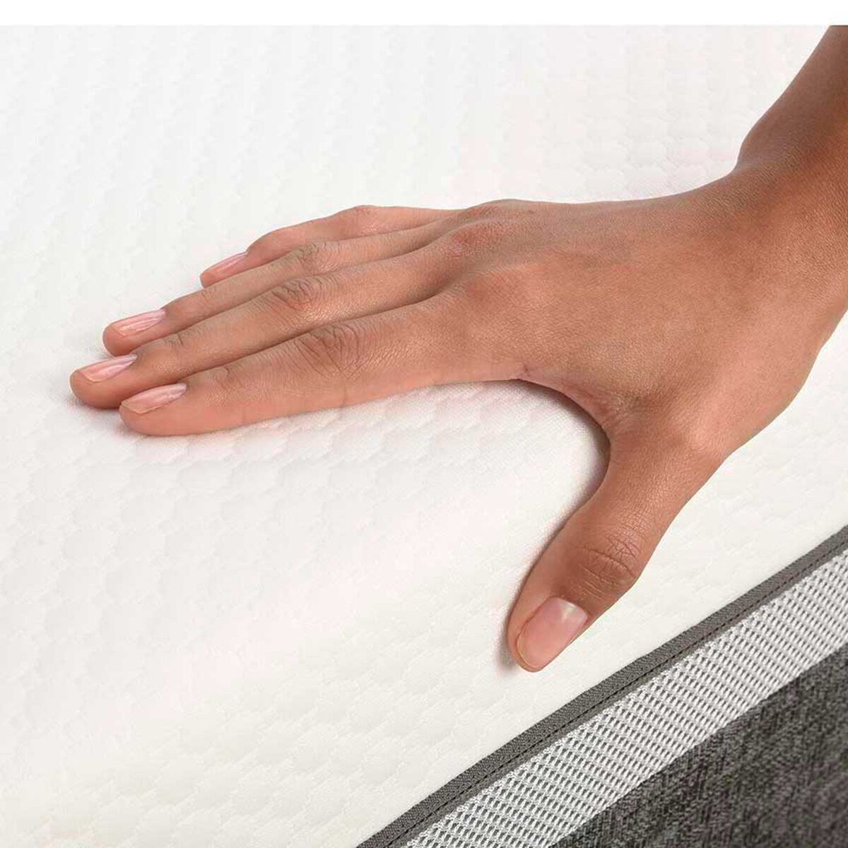 Cama Europea CIC Base Dividida King Ortopedic Advance + Respaldo Dublin Alpino