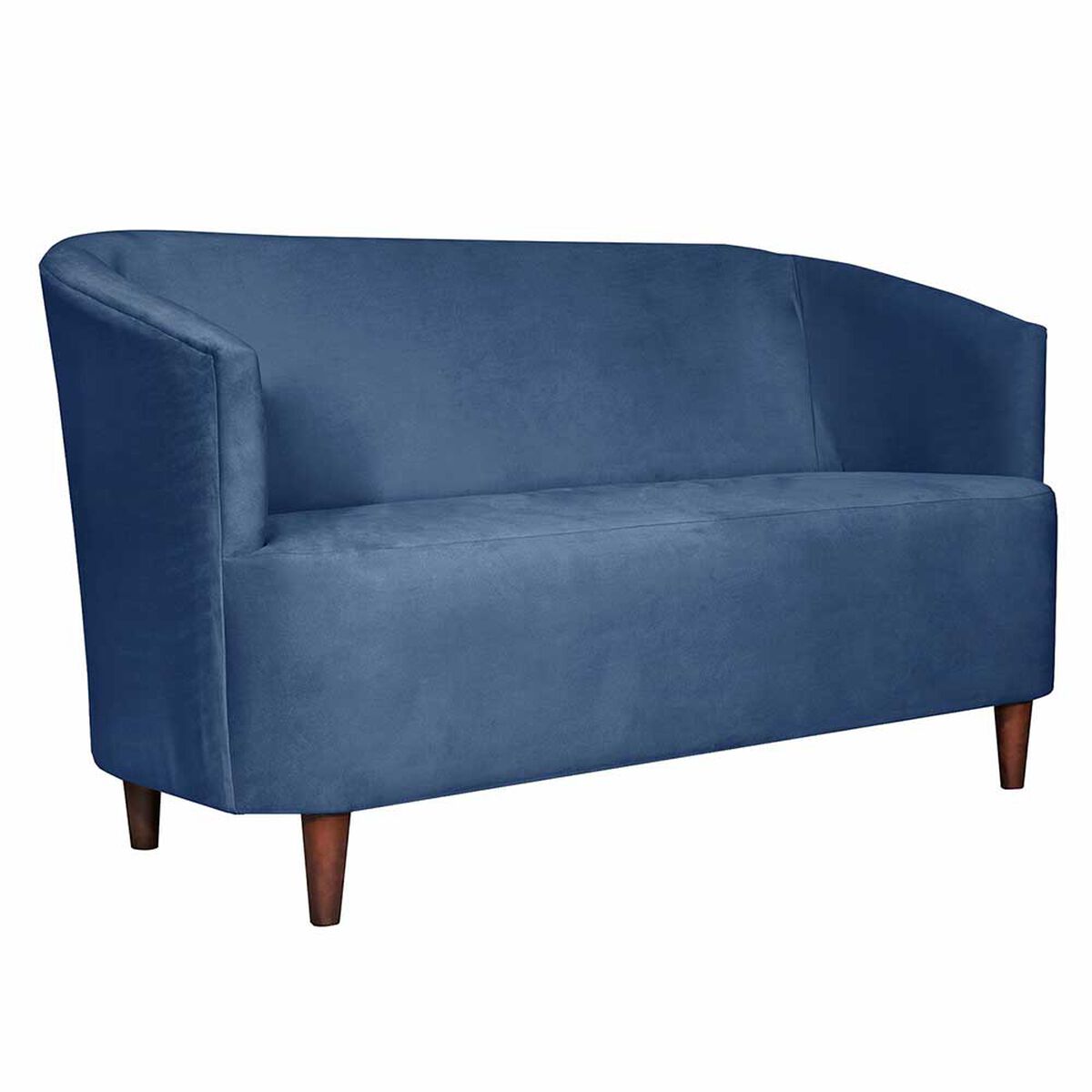 Sofá Masel Oslo 2 Cuerpos Azul Petróleo