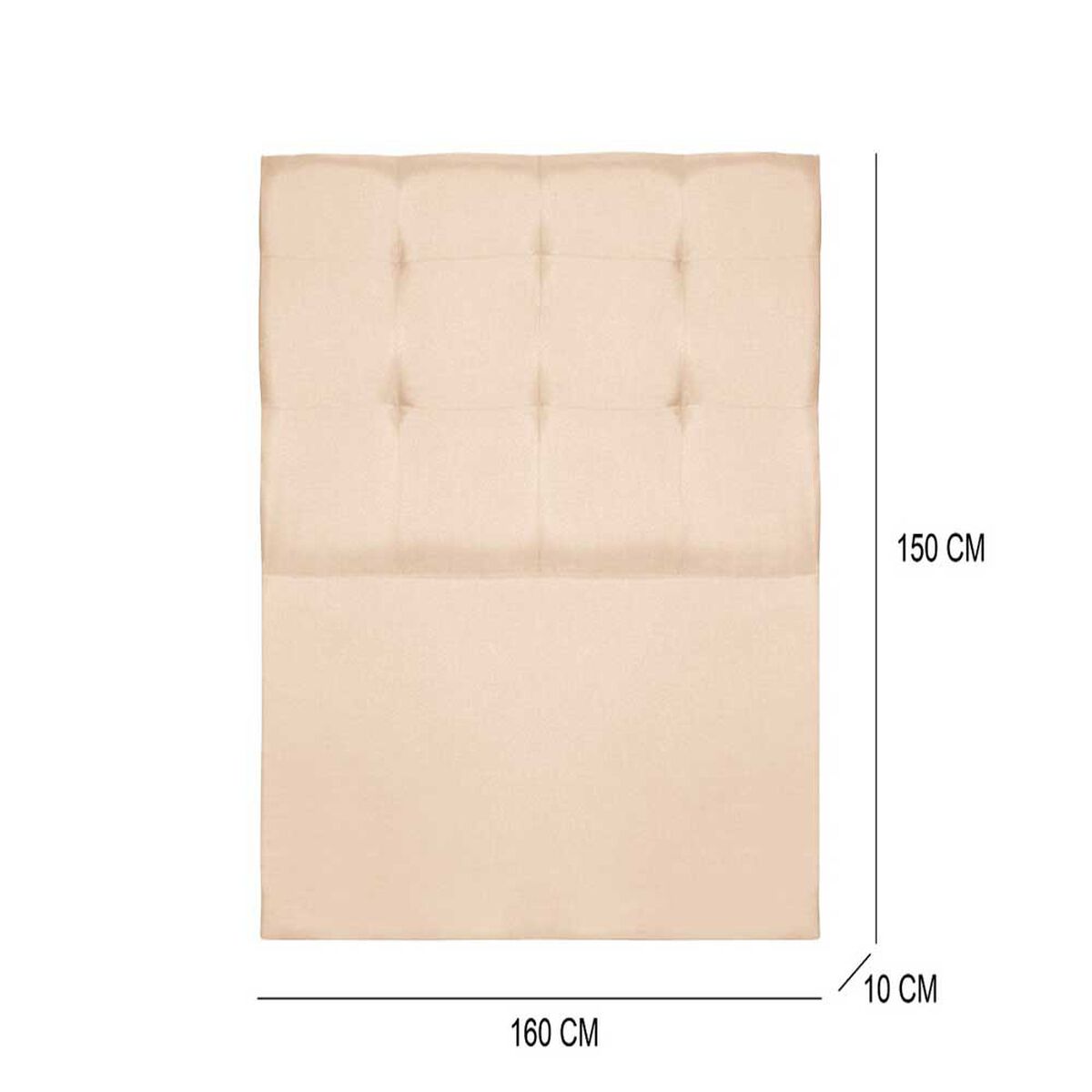 Respaldo Almore 2 Pl Basic 2 Plazas Beige