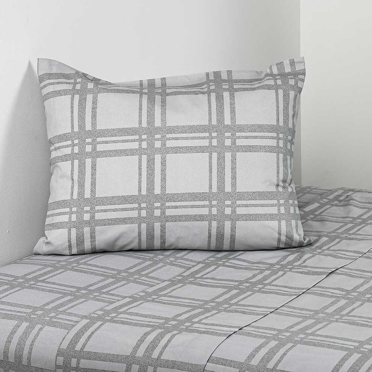 Juego de S&aacute;banas Cannon 1,5 Plazas Cuvee 200 Hilos Gris