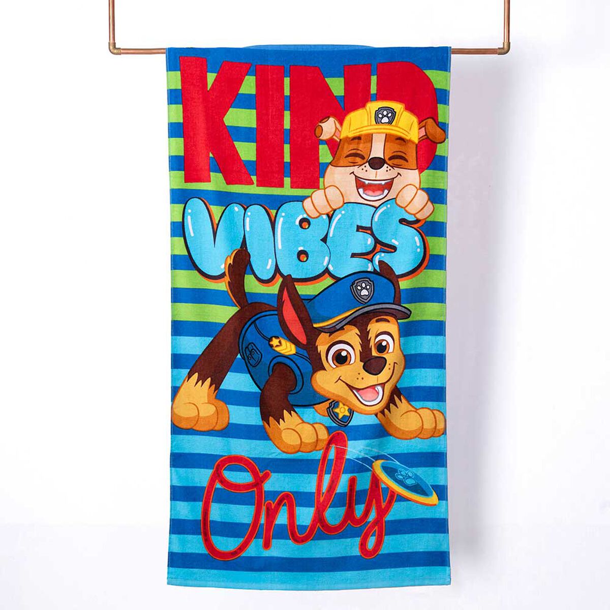 Toalla de Playa Infantil Paw Patrol Vibes Niño 70 x 140 cm