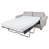 Sofá Cama Tela Rosen Louise 3 Cuerpos Ceniza