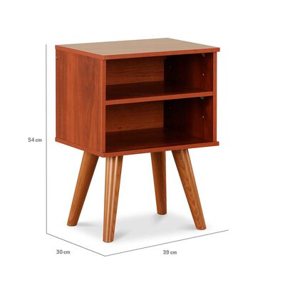 Imagen 2 del producto Velador Stanford 1 Repisa Cerezo