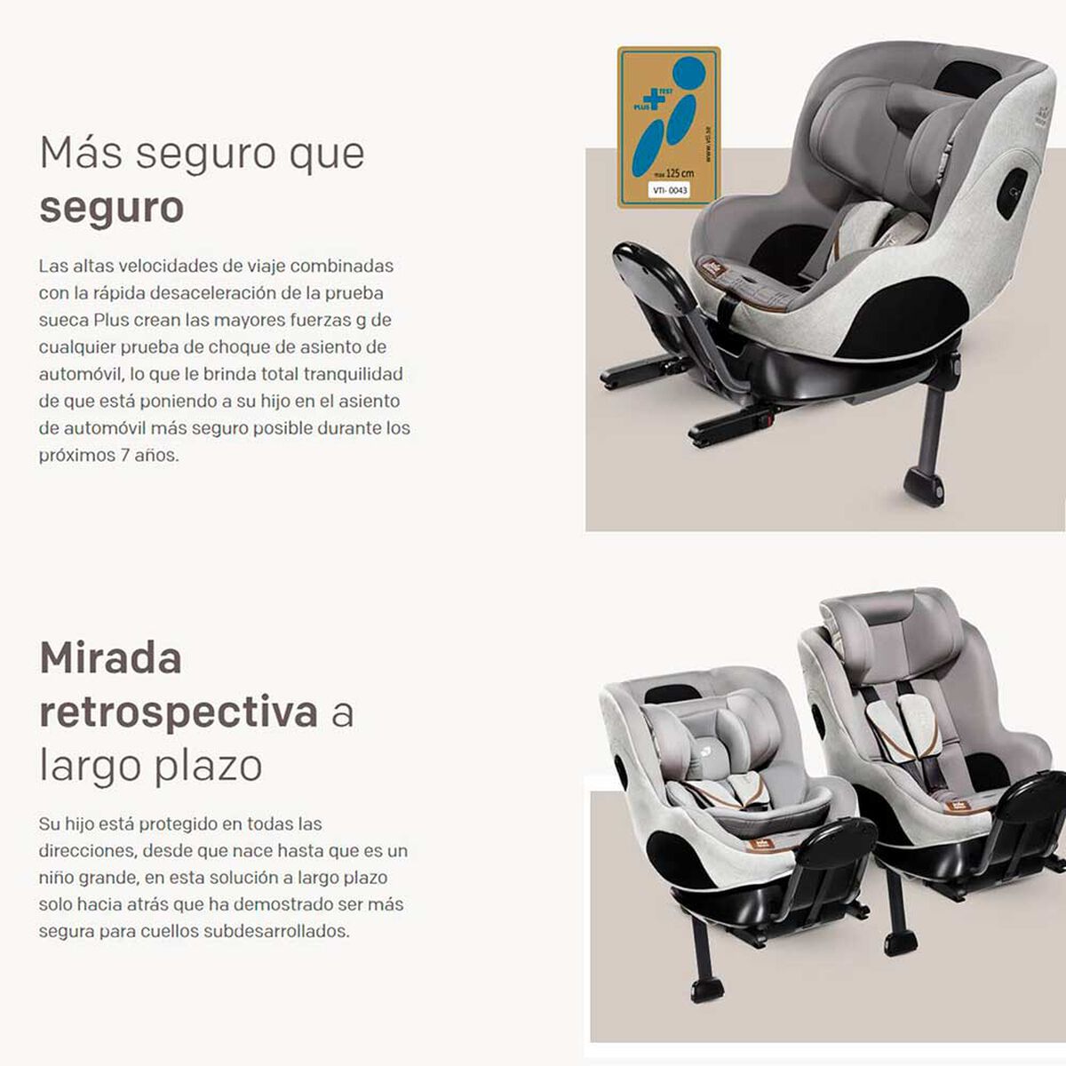 Silla de Auto Convertible Gris Joie