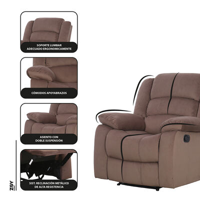 Imagen 2 del producto Bergere Polonia Tela Moca