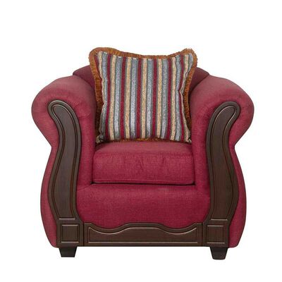 Imagen 2 del producto Juego de Living Black Factory Sofia 4 Cuerpos Burdeo