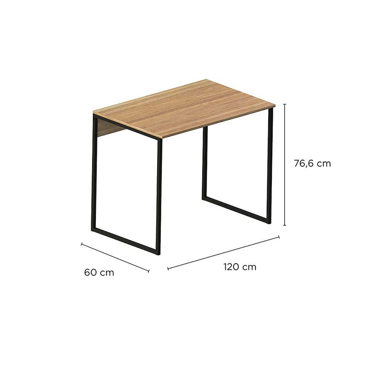 Escritorio Vekkahome Plus Caf&eacute; 120 cm