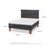 Cama Europea CIC 2 Plazas Ortopedic Advance + Respaldo Torino