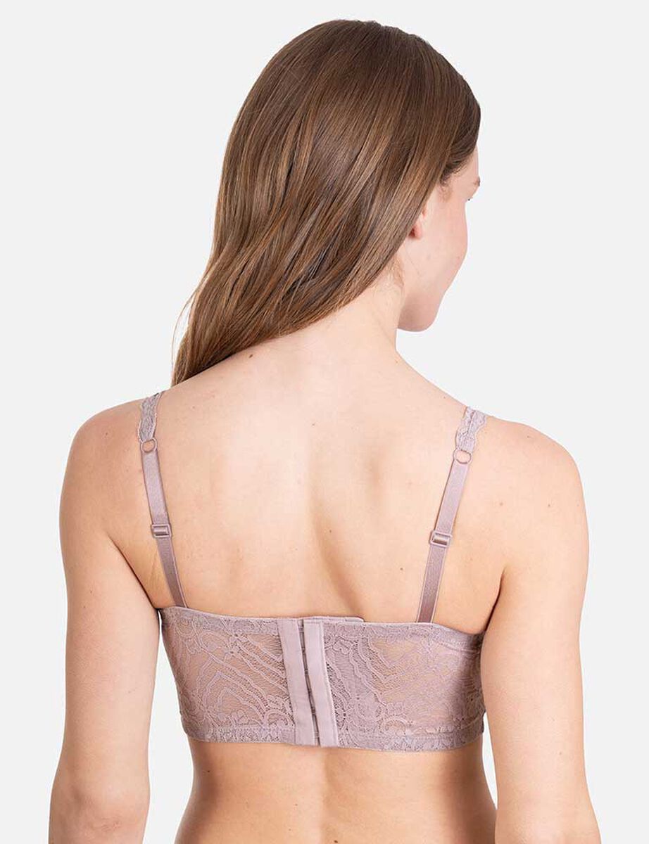 Bralette Encaje Broche Ancho con Arco y Copa Palmers