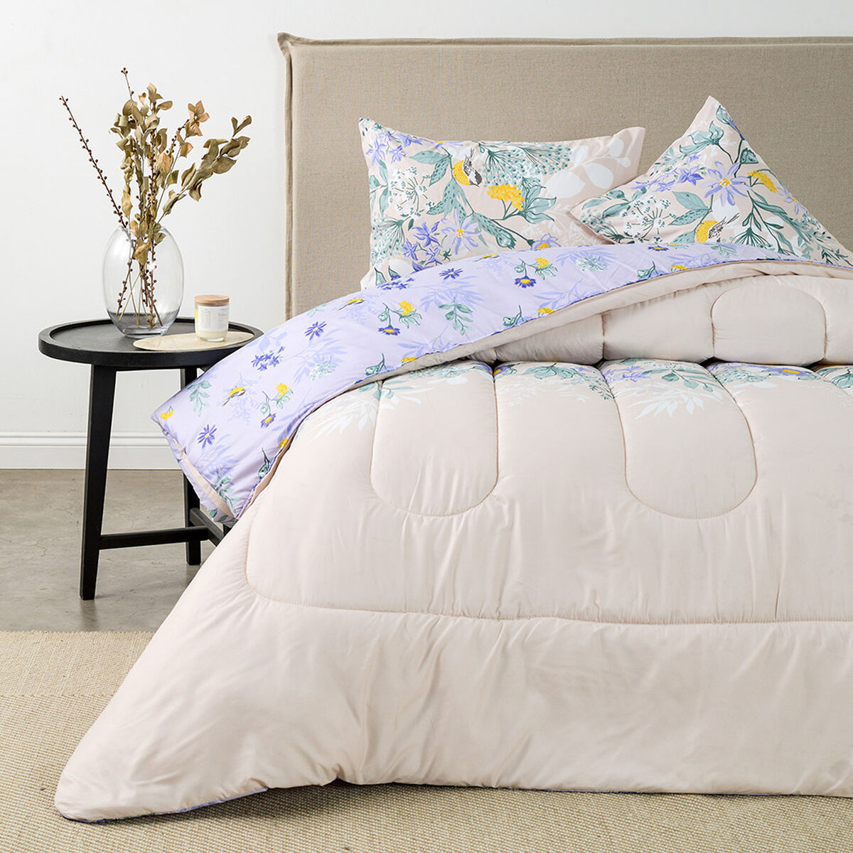 Plum&oacute;n American Family Nadine 1,5 Plazas Beige