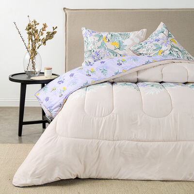 Plumón American Family Nadine 1,5 Plazas Beige