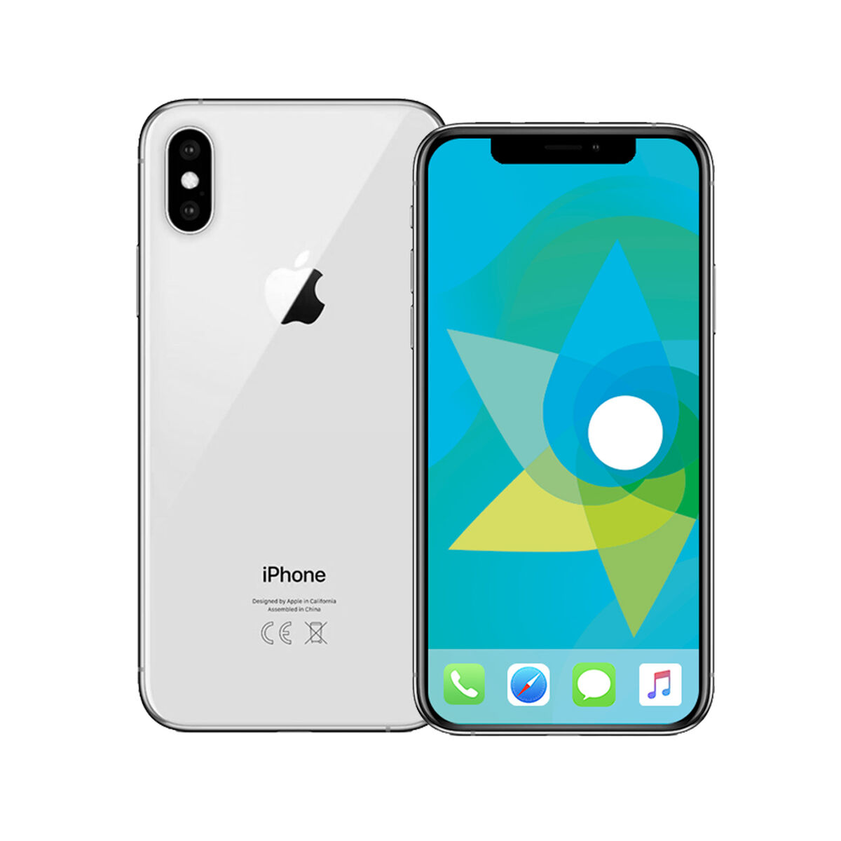 Celular Apple Iphone XS 256GB 5,8" Reacondicionado Plata Liberado