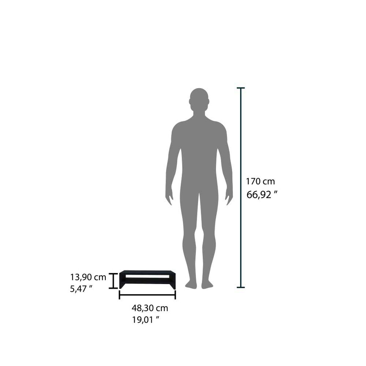 Base para Monitor TuHome M-48 Wengue