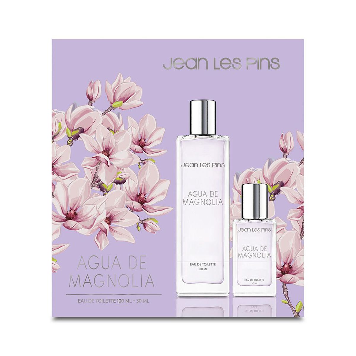 Set Fragancia Jeans Les Pins Agua de Magnolia EDT + Miniatura