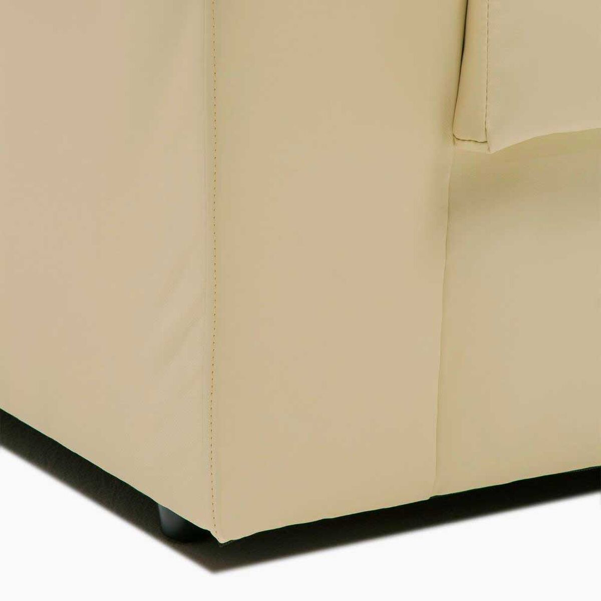 Juego de Living Cabsur Milan Sof&aacute; 3 Cuerpos + Sof&aacute; 2 Cuerpos PU Beige