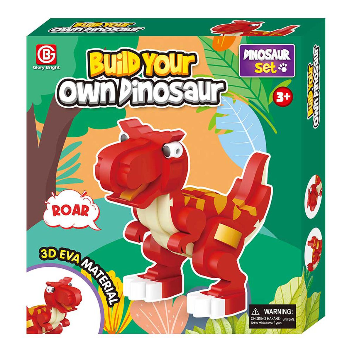 Tiranosaurio Bebe Dinosaurio para Armar Glory Bright