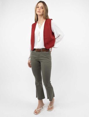 Imagen 2 del producto Pantalón Culotte Mujer Alma Verde