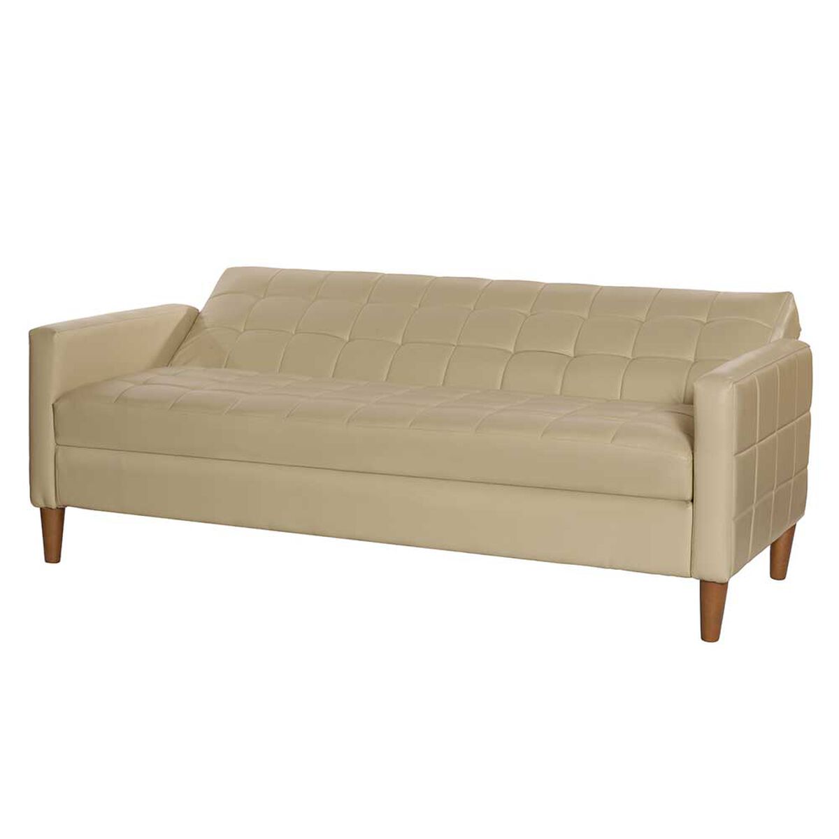 Futón Latam Home Genova PU 3 Cuerpos Beige