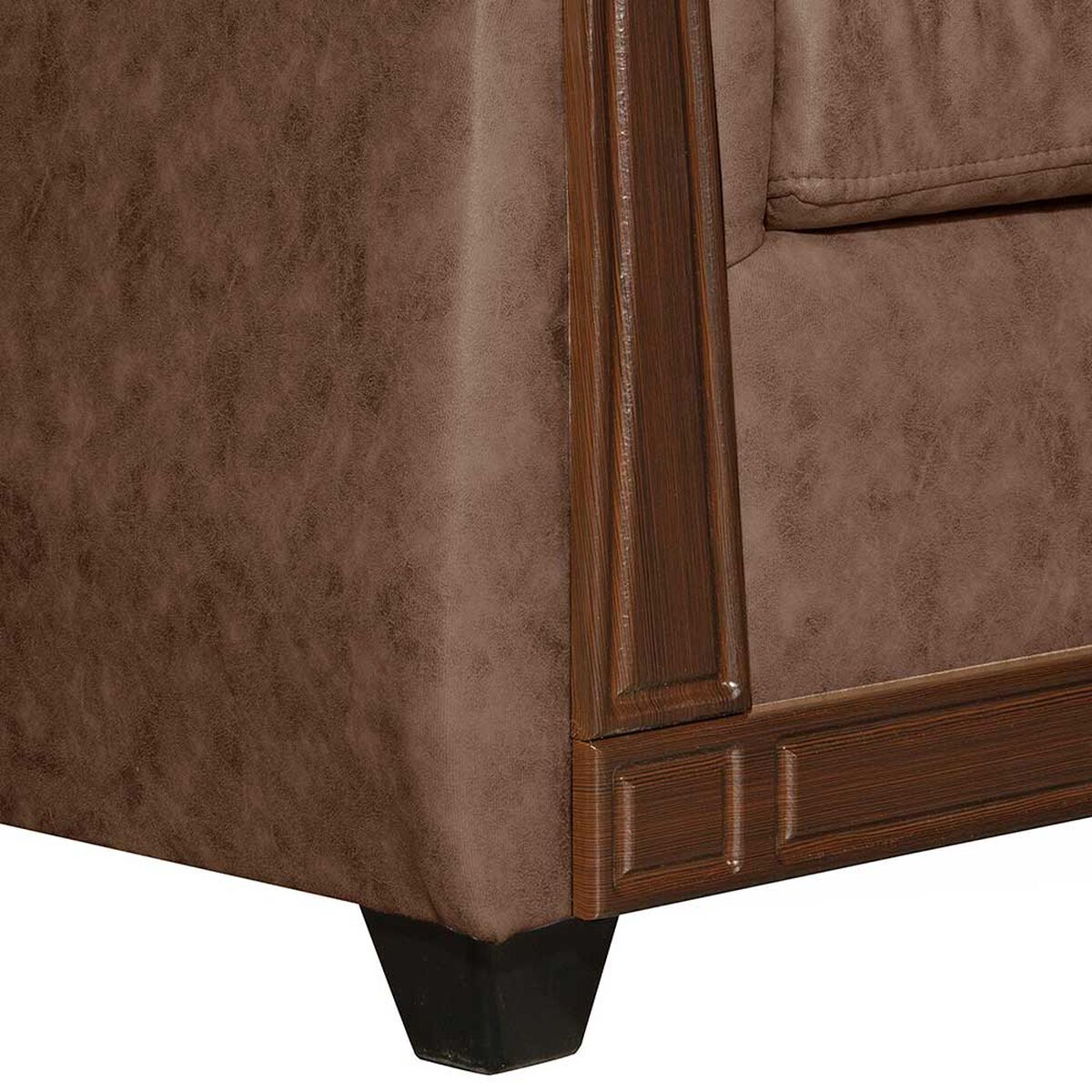 Juego de Living Black Factory Bristol 5 Cuerpos Caf&eacute;