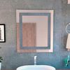 Espejo Torino con Marco Interno en Sandblasting