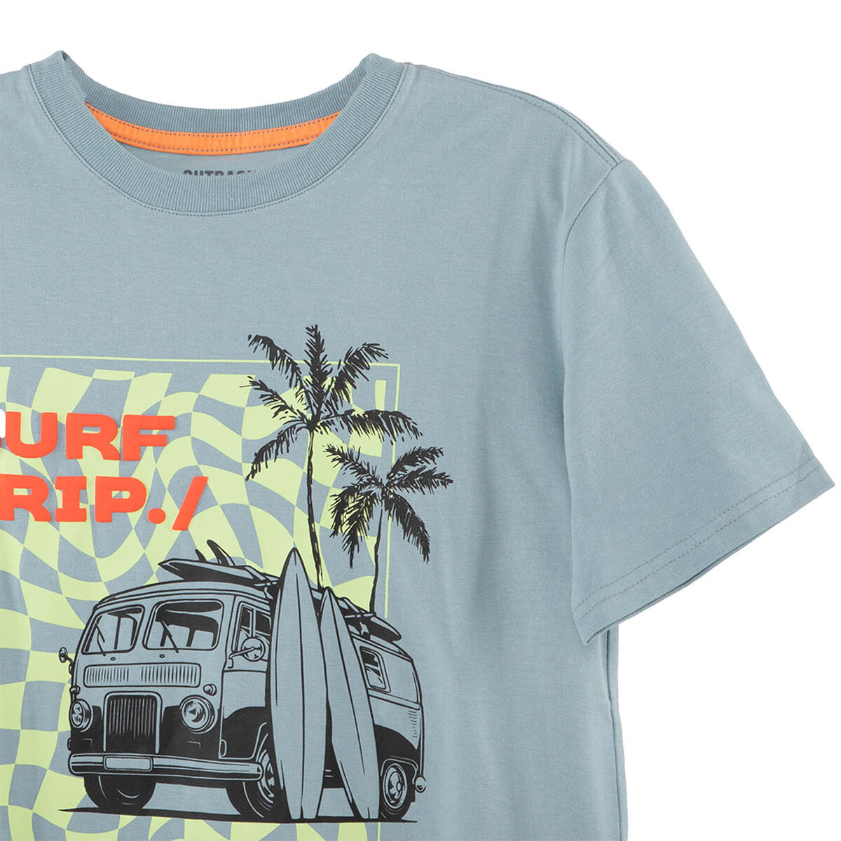 Polera Estampada Manga Corta de Algodón Niño Cutback