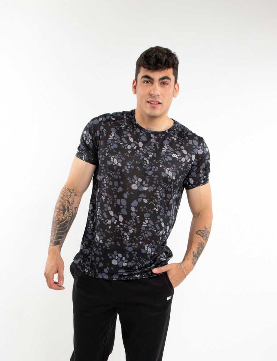Polera Deportiva Hombre Black County