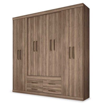 Imagen 1 del producto Clóset Altavision Napoles 8 Puertas 4 Cajones Café