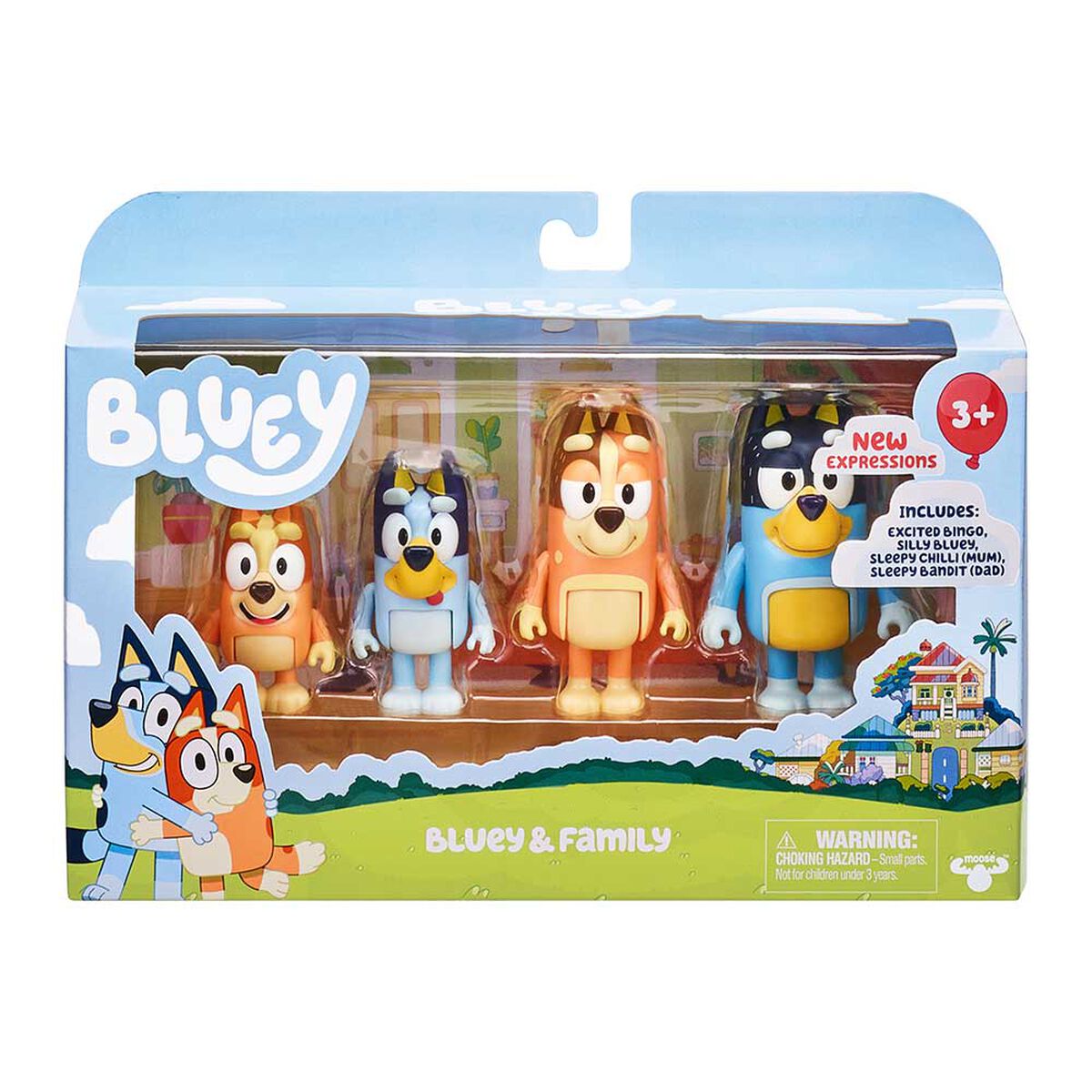 Figura Articulada Bluey y su Familia