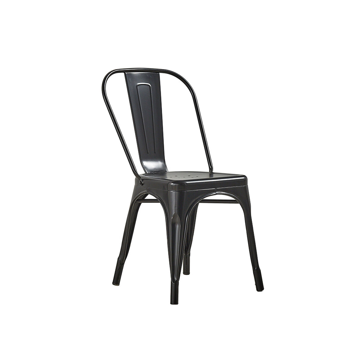 Silla Spazzio Tolix Negro Mate